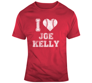 Joe Kelly I Heart Boston Baseball Fan T Shirt