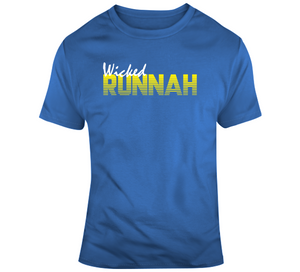 Boston Marathon inspired 26.2 miles City Wicked Runnah V4 T Shirt