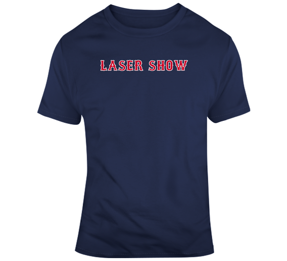 Dustin Pedroia Nickname Laser Show Boston Baseball Fan T Shirt