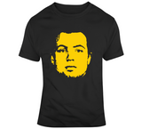 Charlie Mcavoy Big Face Silhouette Boston Hockey Fan T Shirt