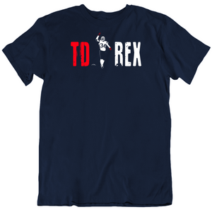 Rex Burkhead Td Rex New England Football Fan T Shirt