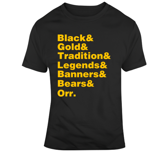 Boston Hockey Fan Tradition Names T Shirt