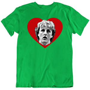 Larry Bird I Heart Larry Bird Larry Legend Basketball Fan T Shirt