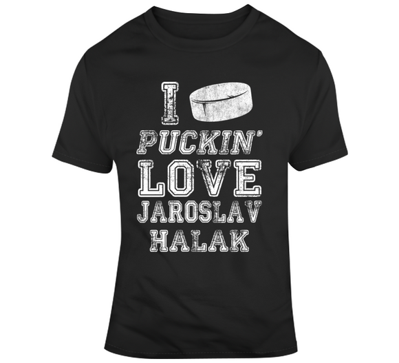 Jaroslav Halak I Love Boston Hockey Fan T Shirt