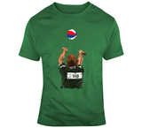 Larry Bird 3 Point Contest Boston Basketball 8 Bit Fan T Shirt