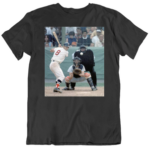 Carl Yastrzemski At Bat Legend Boston Baseball Fan V2 T Shirt