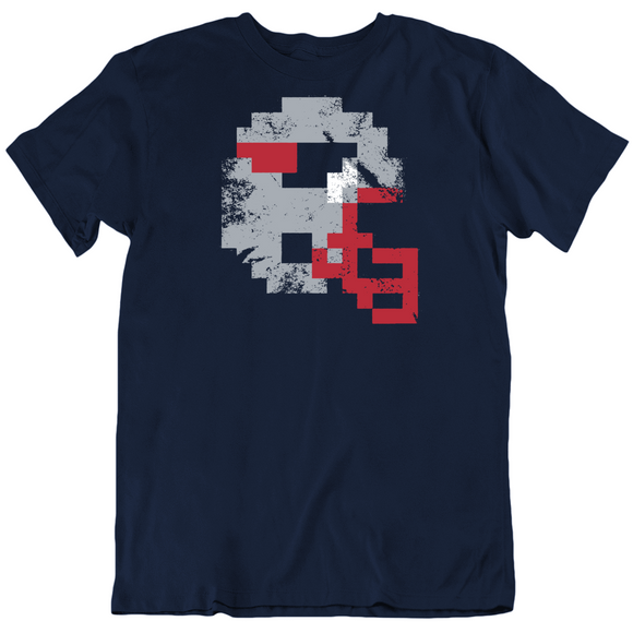 8 Bit Helmet New England Football Fan Distressed T Shirt – BeantownTshirts 8 Bit Helmet New England Football Fan Distressed T Shirt – BeantownTshirts