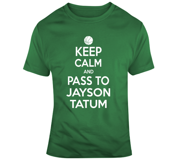 Jayson Tatum Keep Calm Boston Basketball Fan T Shirt