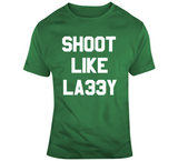 Larry Bird Shoot Like Larry Boston Basketball Fan T Shirt