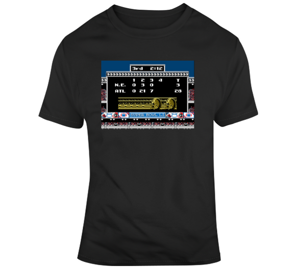 The Comeback   Never Forget Tecmo Bowl Parody New England Football Fan T Shirt