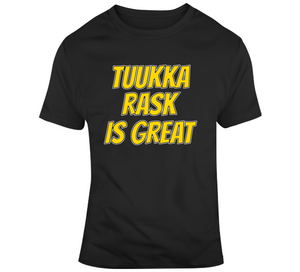 Tuukka Rask Is Great Boston Hockey Fan T Shirt
