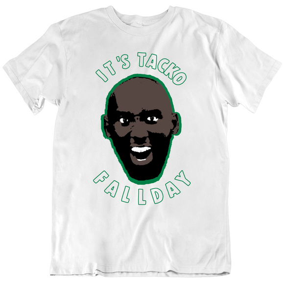Tacko Fall It's Tacko Fall Day Taco Tuesday Funny Boston Basketball Fan White T Shirt