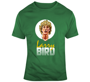 Retro 80s Style Larry Bird Boston Basketball Fan V2 T Shirt