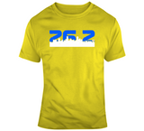 Boston Marathon inspired 26.2 miles City Skyline v3 T Shirt