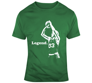Larry Bird Silhouette Legend Boston Basketball Fan V2 T Shirt