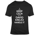 David Krejci Keep Calm Boston Hockey Fan T Shirt