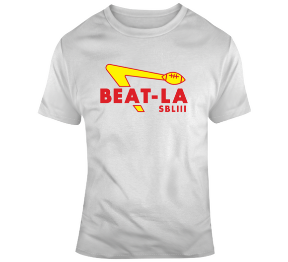 Funny Beat LA in out Parody New England Football Fan T Shirt