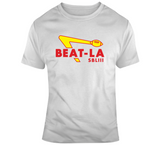 Funny Beat LA in out Parody New England Football Fan T Shirt