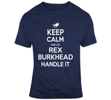 Rex Burkhead Keep Calm New England Football Fan T Shirt