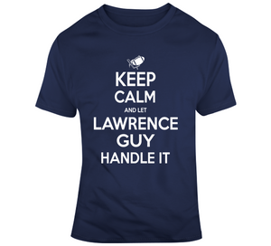 Lawrence Guy Keep Calm New England Football Fan T Shirt