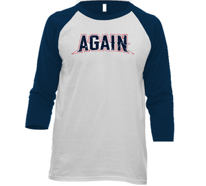 New England Football Team Champs Again Distressed T Shirt
