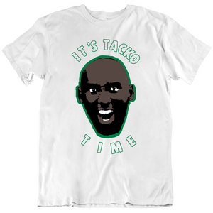 Tacko Fall It's Tacko Time Funny Boston Basketball Fan white V2 T Shirt