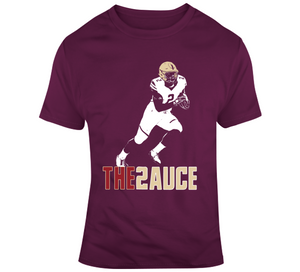 AJ Dillon Boston College Football Fan The Sauce T Shirt