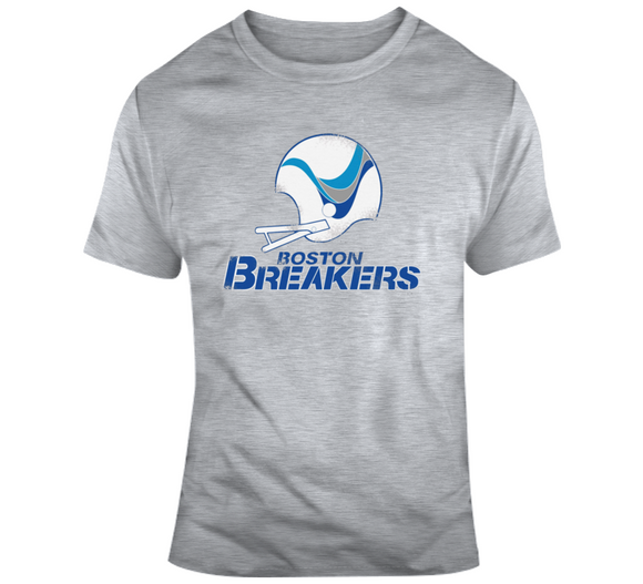 Retro Boston Breaker 1983 Usfl Football Fan T Shirt