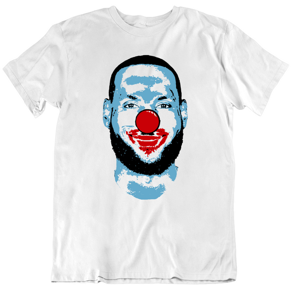 Lebron James Clown Comments Basketball Fan White T Shirt