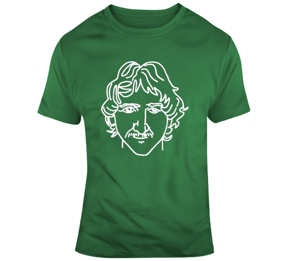 Larry Bird Legend Sketch Boston Basketball Fan T Shirt