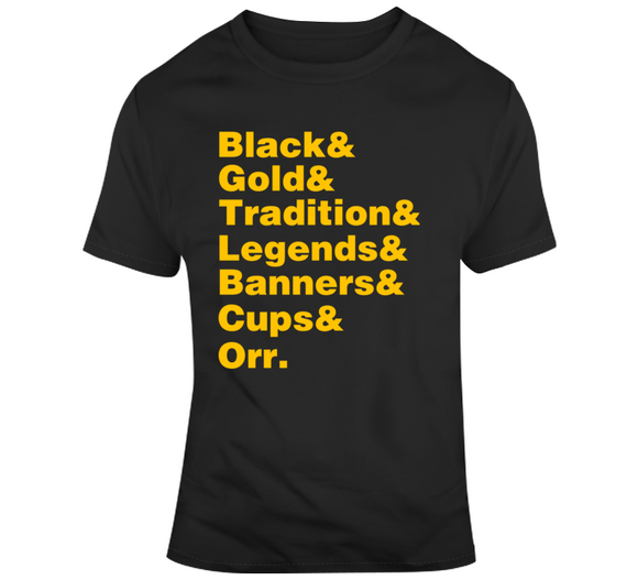 Boston Hockey Fan Tradition Names v2 T Shirt