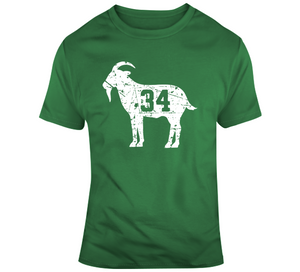 Paul Pierce The Truth 34 GOAT Distressed Boston Basketball T Shirt