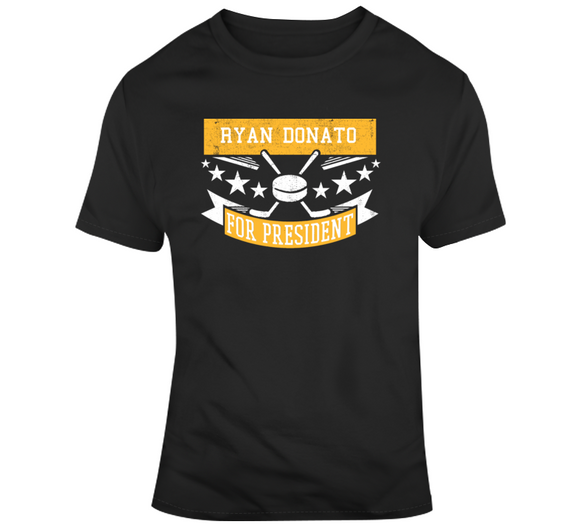 Ryan Donato For President Boston Hockey Fan T Shirt