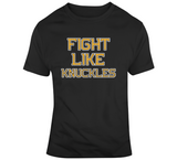 Fight Like Knuckles Chris Nilan Boston Hockey Fan T Shirt