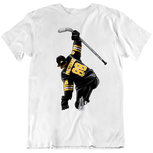 David Pastrnak Goal Celly Boston Hockey Fan T Shirt