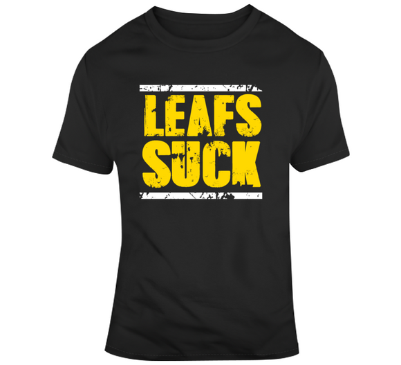 Leafs Suck Boston Playoff Hockey Fan T Shirt