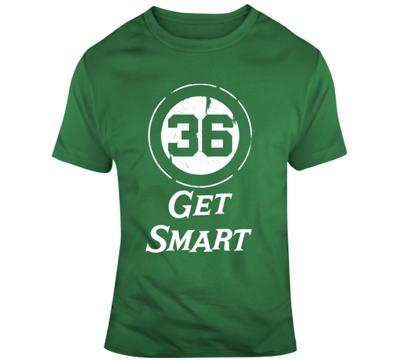 Marcus Smart Get Smart Boston Basketball  Fan Distressed T Shirt