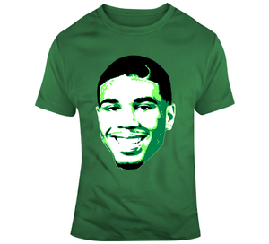 Jayson Tatum Big Head Silhouette Boston Basketball Fan T Shirt