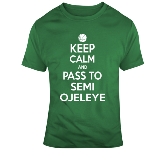 Semi Ojeleye Keep Calm Boston Basketball Fan T Shirt