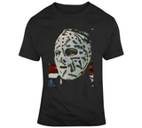 Gerry Cheevers Goalie Mask Boston Hockey Fan v3 T Shirt