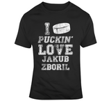 Jakub Zboril I Love Boston Hockey Fan T Shirt