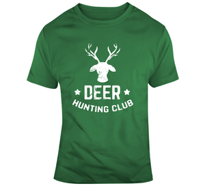 Deer Hunting Club Boston Basketball Fan T Shirt