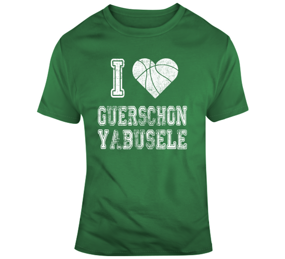 Guerschon Yabusele I Heart Boston Basketball Fan T Shirt