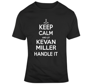 Kevan Miller Keep Calm Boston Hockey Fan T Shirt