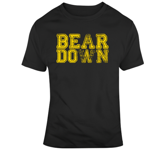 Bear Down Boston Hockey Fan V2 T Shirt