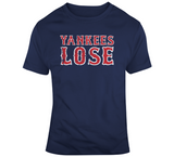 New York Lose Boston Celebration Baseball Fan T Shirt