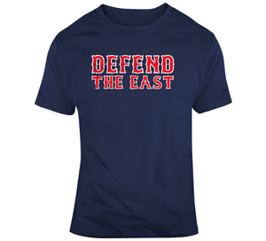 Defend The East Boston Baseball Fan Distressed T Shirt