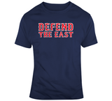 Defend The East Boston Baseball Fan Distressed T Shirt