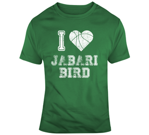 Jabari Bird I Heart Boston Basketball Fan T Shirt