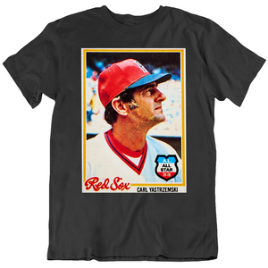 Carl Yastrzemski Boston Baseball Card Fan V3 T Shirt